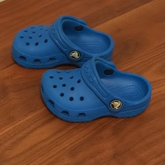 Crocs classic clogs blue toddler size C5 - Picture 2 of 6